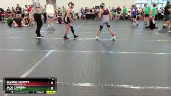 92 lbs Round 5 (6 Team) - Jaxson Hackett, Finger Lakes Elite vs Jack Cabrera, Xtreme Team