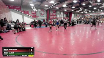 120 lbs Cons. Semi - Tilly Kakuk, Chino vs Kylie Martinez, Corona