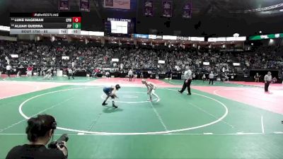 80 lbs Cons. Round 4 - Alijah Guerra, JRP1 vs Luke Hageman, CPWA