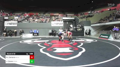 177 lbs Round Of 32 - Noah Zamora, McLane vs Jacob Quinn, Frontier