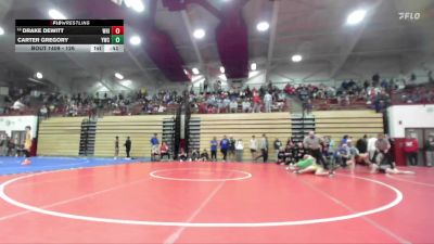 126 lbs Cons. Round 4 - Drake DeWitt, Whiteland vs Carter Gregory, Yorktown Wrestling Club