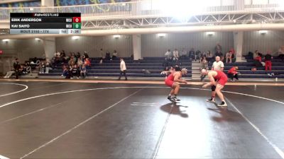174 lbs Cons. Round 2 - Kai Saito, Western Colorado University vs Erik Anderson, Western Colorado University