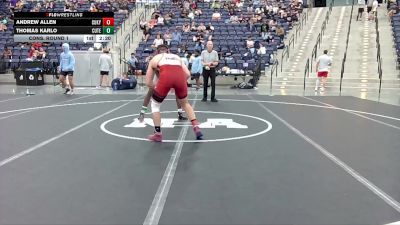 174 lbs Cons. Round 1 - Thomas Karlo, Cumberland (Tenn.) vs Andrew Allen, Cumberlands (Ky.)