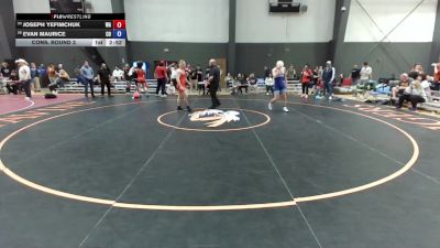Junior Boys FS - 157 lbs Cons. Round 3 - Joseph Yefimchuk, WA vs Evan Maurice, CO