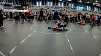 92 lbs Round 2 (6 Team) - Malik DeReese, Cocoa Beach WC vs Gage Richardson, The Storm Center