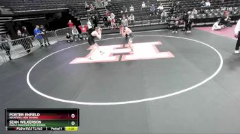 178 lbs Quarterfinal - Sean Wilkerson, Maple Mountain High School vs Porter Enfield, Bountiful High School
