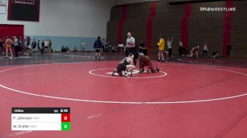 149 lbs Round Of 16 - Paniro Johnson, Unattached vs Will Grater, Central Michigan - Unatt