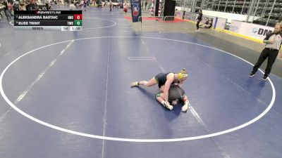 Junior Girls - 145 lbs Semis - Aleksandra Bastaic, Highland Wrestling Club vs Elise Twait, Team Idaho Wrestling Club