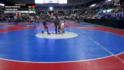 6-7A 165 Cons. Round 1 - Alayna Gray, James Clemens HS vs Teegan Robinson, Dothan HS