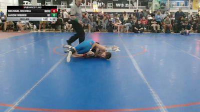 108 lbs Rr Rnd 3 - Michael Nicosia, Mat Assassins - HSC vs Jaxon Weber, Northeast Elites Black - HSC