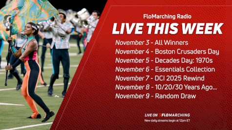 What's Playing on FloMarching Radio This Week, November 3 - 9