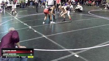 120 lbs Cons. Round 4 - Jaxon Sanchez, Scottsbluff Wrestling Club vs Kohlsen Grape, CWO