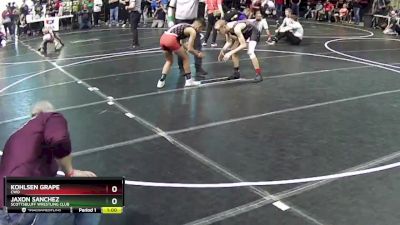 120 lbs Cons. Round 4 - Jaxon Sanchez, Scottsbluff Wrestling Club vs Kohlsen Grape, CWO