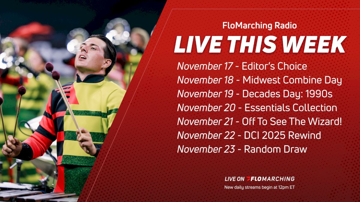 What's Playing on FloMarching Radio This Week, November 17 - 23