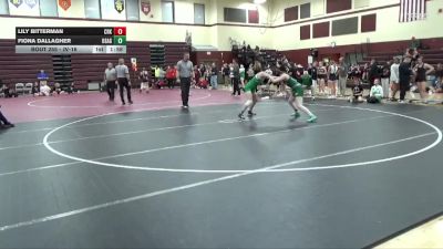 JV-16 lbs 7th Place Match - Fiona Dallagher, Osage vs Lily Bitterman, Cedar Rapids Kennedy