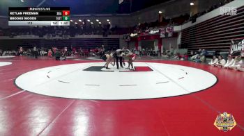 113 lbs Quarterfinals (8 Team) - Brooks Woods, TUTTLE vs Keylan Freeman, SKIATOOK