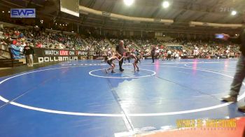 61 lbs Round Of 32 - Lukas Benedict, Sebolt Wrestling Academy vs Jett Boland, Cowboy Wrestling Club