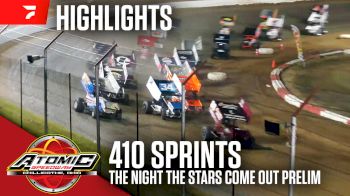 Highlights | 2025 410 Sprints Friday at Atomic Speedway