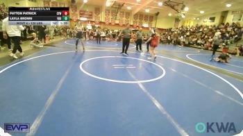 125 lbs Rr Rnd 1 - Payton Patrick, Coweta Tiger Wrestling vs Layla Brown, Viking Wrestling Club