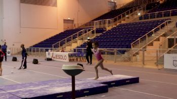 Wei Xiaoyuan (CHN) Beam Routine Timer Dismount, Training Day 2 - 2018 City of Jesolo Trophy