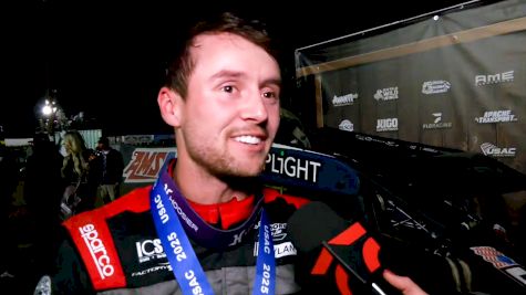 Logan Seavey Reacts After Opening Night USAC Sprints Western World Victory
