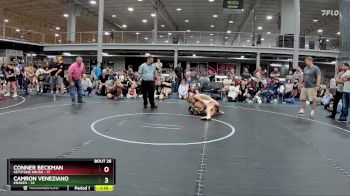 88 lbs Round 7 (8 Team) - Camron Veneziano, Kraken vs Conner Beckman, Keystone Krush