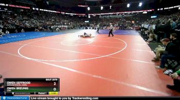 D2-138 lbs Quarterfinal - Owen Seffrood, Darlington/Bl. Hawk vs Owen Breunig, Lodi