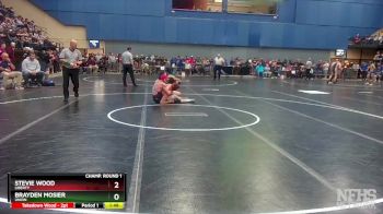 2 - 150 lbs Quarterfinal - Brayden Mosier, Union vs Stevie Wood, Liberty