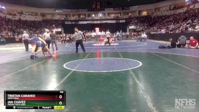 5A 215 lbs Cons. Round 1 - Tristan Caraveo, West Mesa vs Ian Chavez, Piedra Vista High