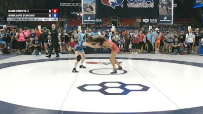 110 lbs Cons. Sub-rd Of 16 - Katie Porcelli, New York vs Sora Mae Bukoski, Maine