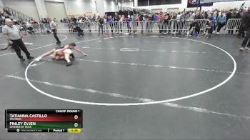 102 lbs Champ. Round 1 - Tatianna Castillo, Michigan vs Finley Evjen, Legends Of Gold