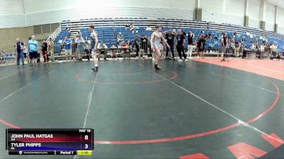 120 lbs Cons. Round 3 - John Paul Hatgas, OH vs Tyler Phipps, PA