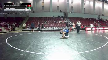 113 lbs Champ. Round 1 - Waylon Anderson, Virginia Team Predators vs Luke Mauch, FCA Hurricanes