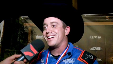 Brady Bacon Reacts After Wild 360 Sprint Car Finish In Western World Finale