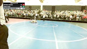 165 lbs 3rd Place - Aryana Osorio, Frezzo's Fight Factory vs Adria Page, Prime Mat Club