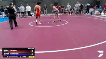 126 lbs Cons. Round 5 - Rene Cordero, CA vs Rayce Schriever, CO