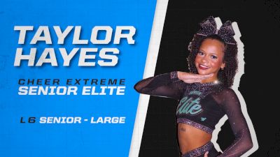 Athlete Spotlight: Taylor Hayes from Cheer Extreme Senior Elite