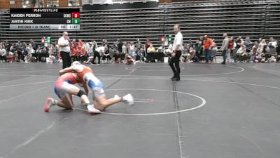 120 lbs Round 1 (8 Team) - Kaiden Perron, Capital City WC vs Justin Kirk, Crossroads Wrestling