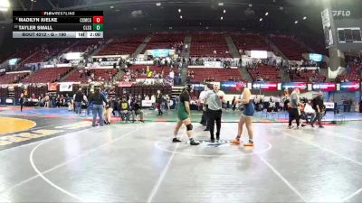 G - 190 lbs Champ. Round 2 - Tayler Small, Colstrip Girls vs Madilyn Juelke, Custer Co. (Miles City) Girls