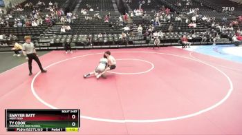 147 lbs Cons. Round 4 - Sawyer Batt, West Field vs Ty Cook, Farmington High School