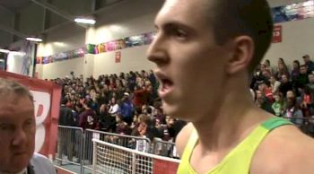 Henry Wynne winner of the Boys' Jr. Mile after leading wire to wire at New Balance Indoor Grand Prix [#Interview]