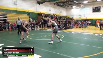 126 lbs Cons. Round 2 - Blake Bernath, Elyria vs Ky`Savion Hunter, Sandusky