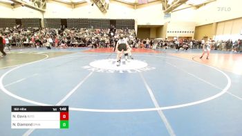 162-H lbs Round Of 128 - Nick Davis, Burlington Township vs Noah Diamond, Cape Henlopen