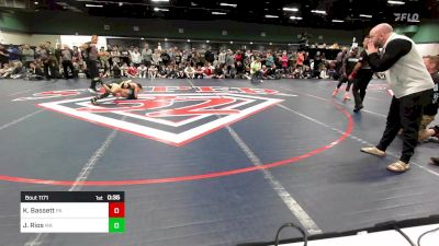 106 lbs Consi Of 4 - Keegan Bassett, PA vs Julian Rios, MA