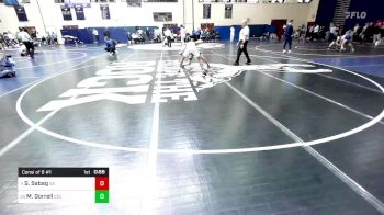 127 lbs Consi Of 8 #1 - Shai Sabag, Germantown Academy vs Michael Gorrell, Conwell-Egan Catholic