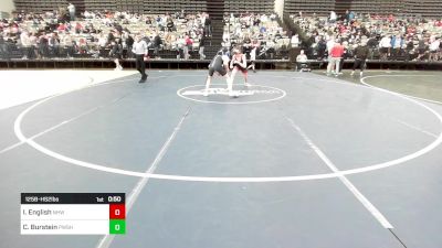 125B-HS2 lbs 3rd Place - Ian English, North Hunterdon, NJ vs Charlie Burstein, Port Washington