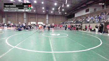 235 lbs Champ. Round 2 - Macy Barber, Omaha Westside vs Nicole Fernandez, Platte County