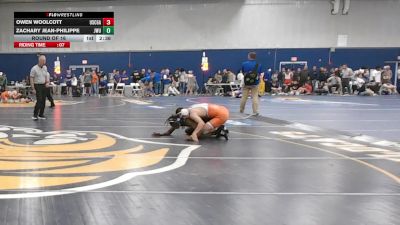 141 lbs Round Of 16 - Owen Woolcott, Coast Guard vs Zachary Jean-Philippe, Johnson & Wales