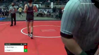 126 lbs Prelims - Levi Buckridge, Prodigy WC vs Jacob Frost, Bayou Elite