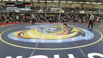 126 lbs Semifinal - Alex Oberc, New Milford vs Cahota LaFond, Colchester